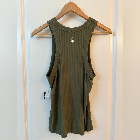 Free People Movement Ribbed Racerback Tank Top - Picture 3 of 5